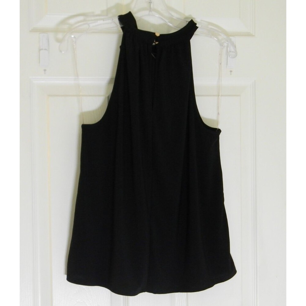 joie de vivre Black Halter Neck Cami Tank Layer Dressy Shirt NWT - Picture 2 of 5